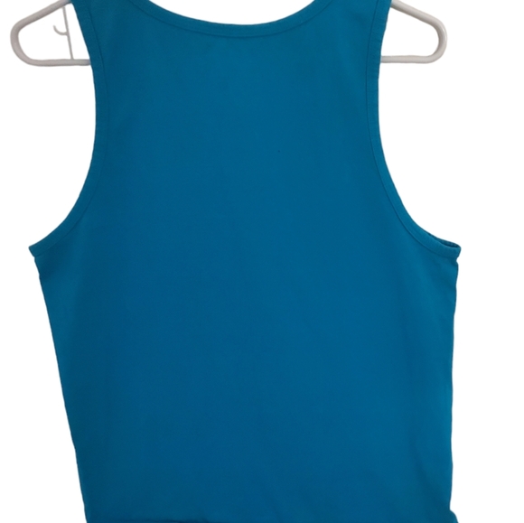 Fruit of the Loom Old Navy Lot 2 Womens Tank Tops Size S Blue Turquoise Pocket - Picture 5 of 8